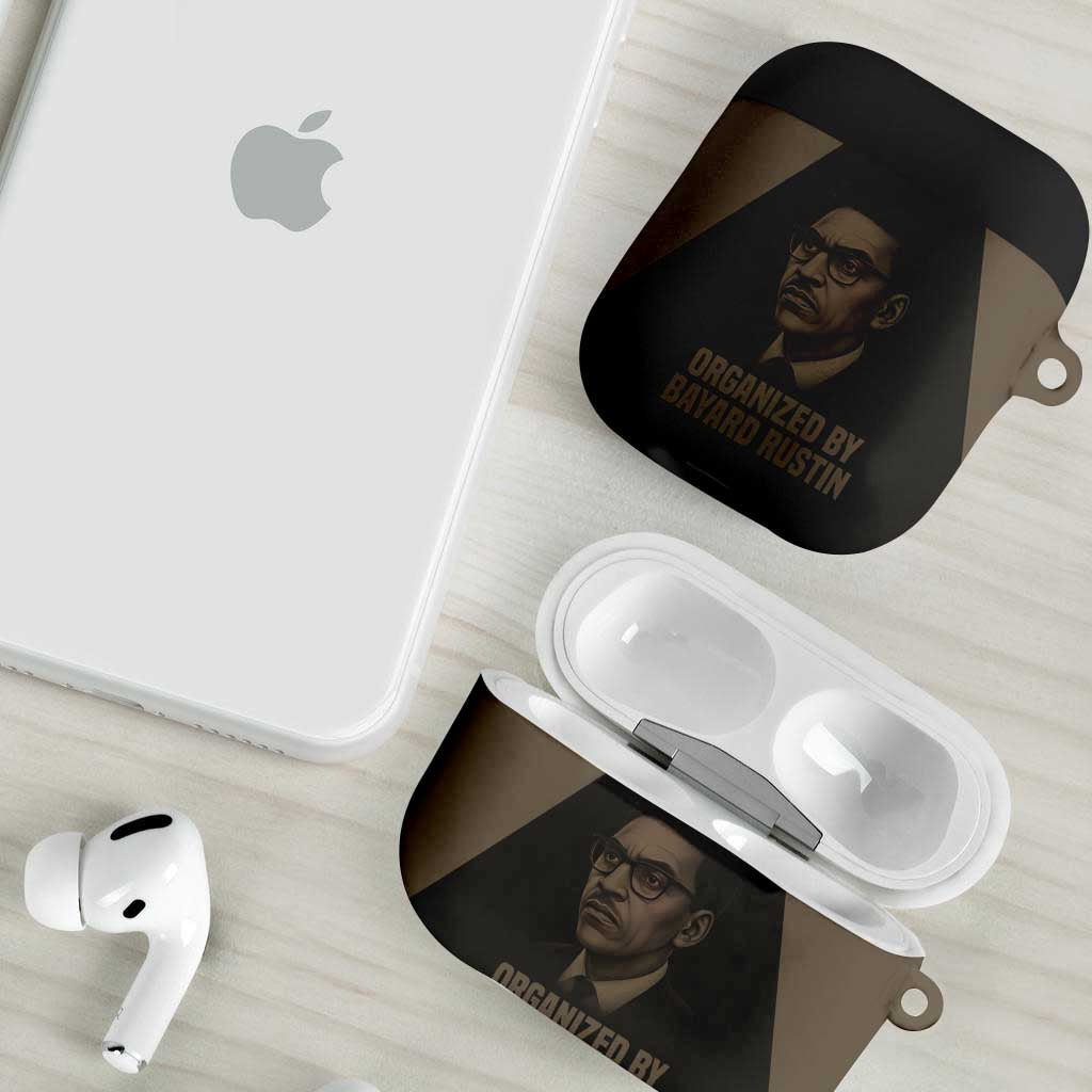 Bayard Rustin AirPods Case with March on Washington Design Civil Rights Organizer Tribute - African Pride