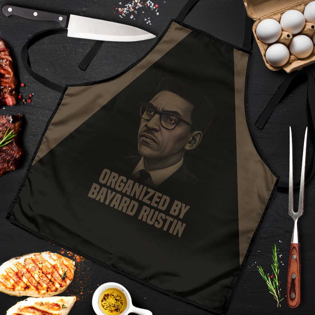 Bayard Rustin Apron with March on Washington Design Civil Rights Organizer Tribute - African Pride
