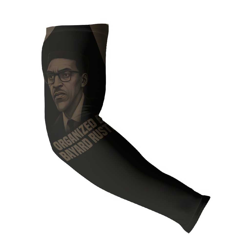Bayard Rustin Arm Sleeves with March on Washington Design Civil Rights Organizer Tribute - African Pride