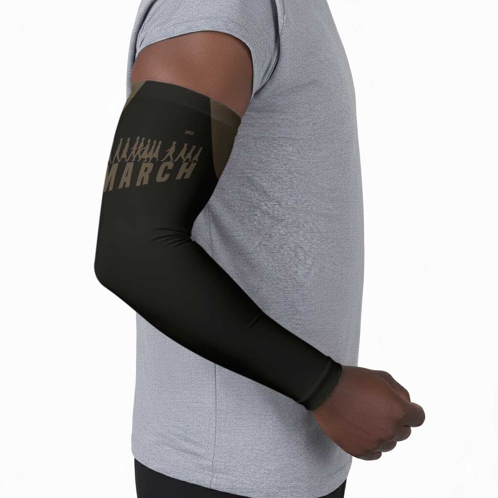 Bayard Rustin Arm Sleeves with March on Washington Design Civil Rights Organizer Tribute - African Pride