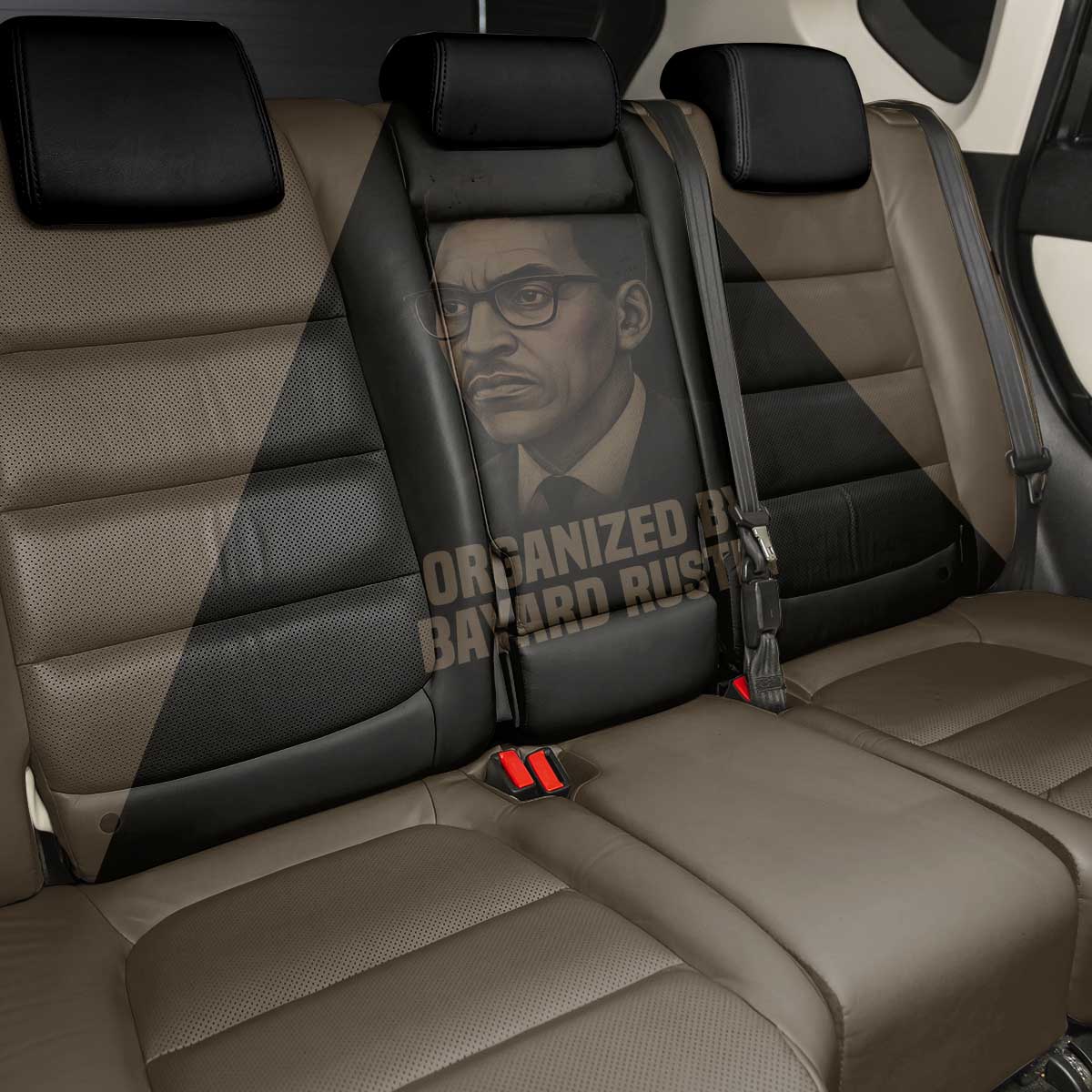 Bayard Rustin Back Car Seat Cover with March on Washington Design Civil Rights Organizer Tribute - African Pride