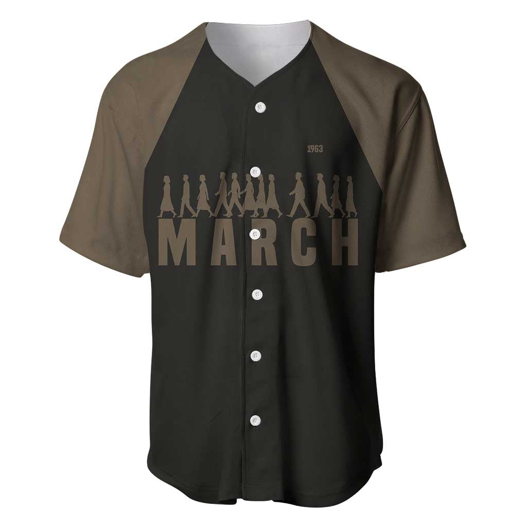 Bayard Rustin Baseball Jersey with March on Washington Design Civil Rights Organizer Tribute - African Pride