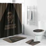 Bayard Rustin Bathroom Set with March on Washington Design Civil Rights Organizer Tribute - African Pride