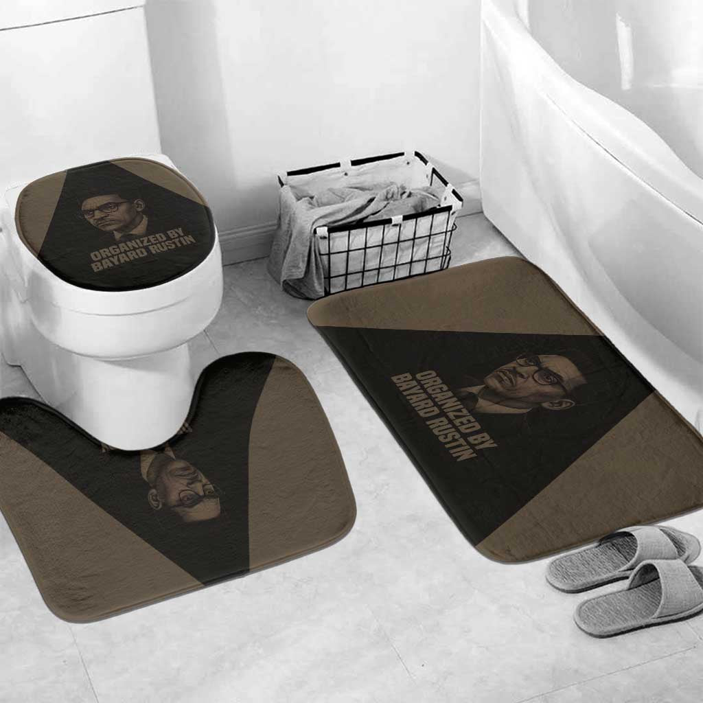 Bayard Rustin Bathroom Set with March on Washington Design Civil Rights Organizer Tribute - African Pride