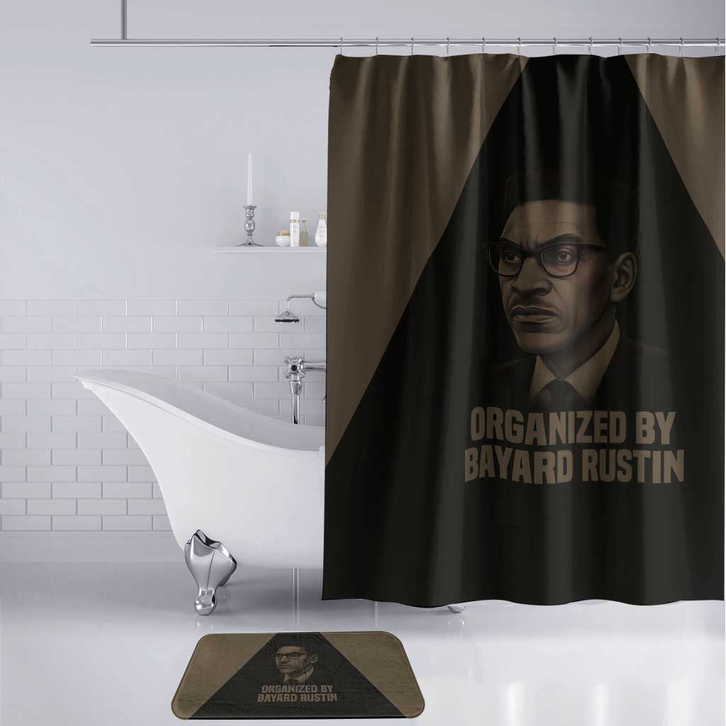 Bayard Rustin Bathroom Set with March on Washington Design Civil Rights Organizer Tribute - African Pride