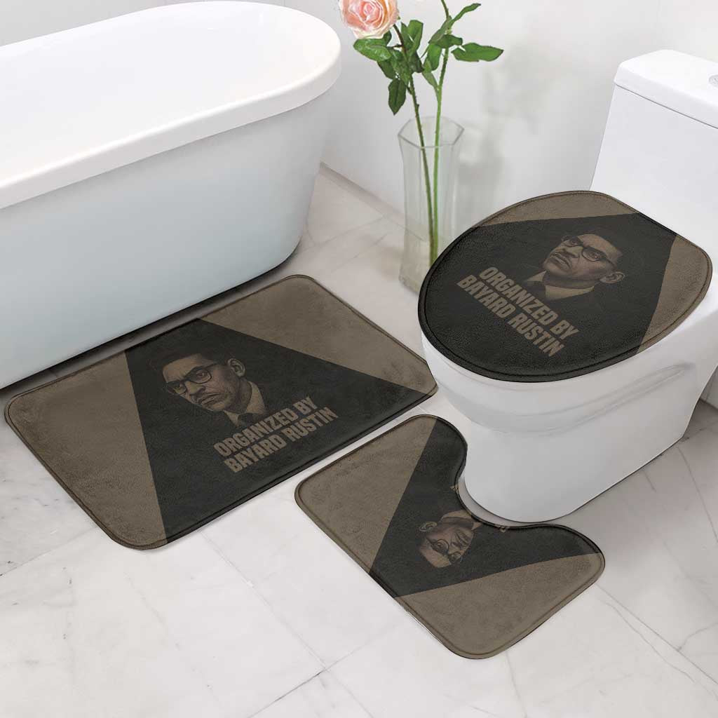 Bayard Rustin Bathroom Set with March on Washington Design Civil Rights Organizer Tribute - African Pride