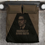 Bayard Rustin Bedding Set with March on Washington Design Civil Rights Organizer Tribute - African Pride