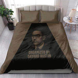 Bayard Rustin Bedding Set with March on Washington Design Civil Rights Organizer Tribute - African Pride