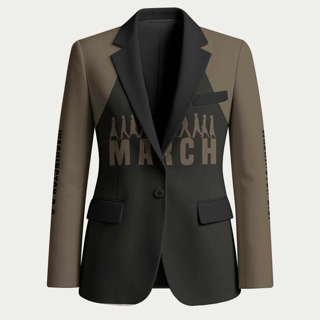 Bayard Rustin Blazer with March on Washington Design Civil Rights Organizer Tribute - African Pride