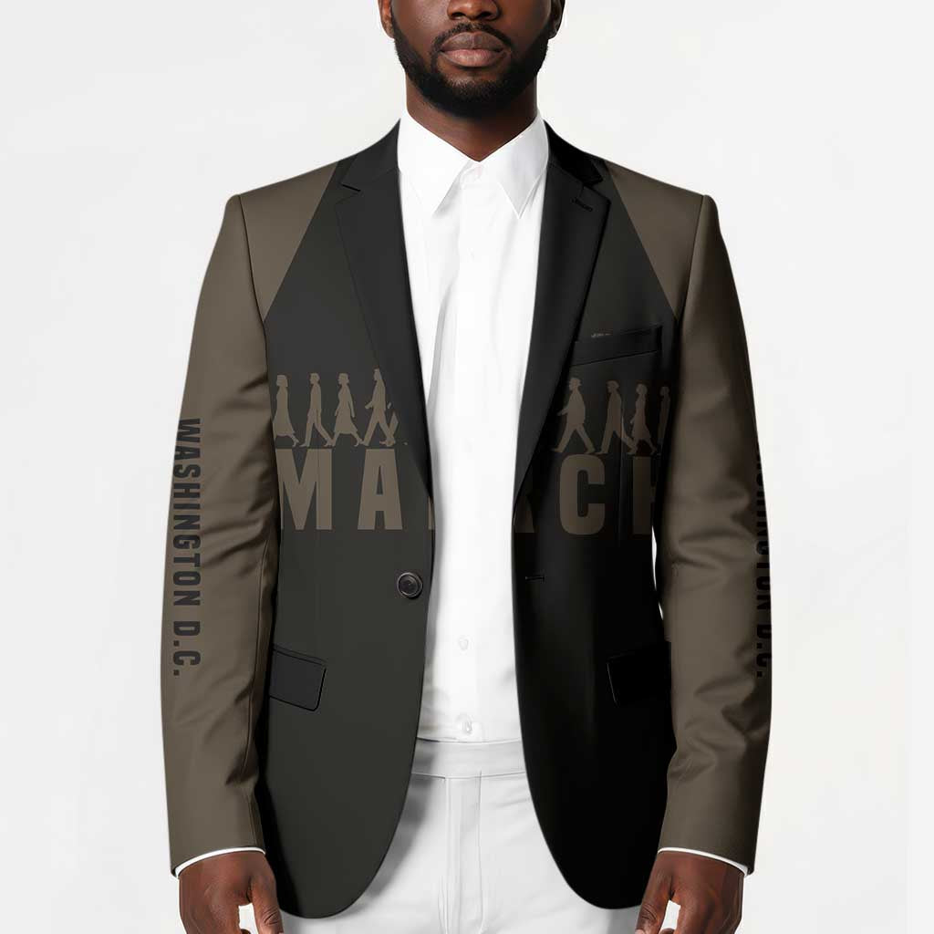 Bayard Rustin Blazer with March on Washington Design Civil Rights Organizer Tribute - African Pride