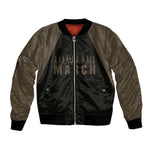 Bayard Rustin Bomber Jacket with March on Washington Design Civil Rights Organizer Tribute - African Pride