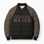 Bayard Rustin Bomber Puffer Jacket with March on Washington Design Civil Rights Organizer Tribute - African Pride
