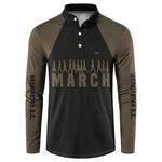 Bayard Rustin Button Sweatshirt with March on Washington Design Civil Rights Organizer Tribute