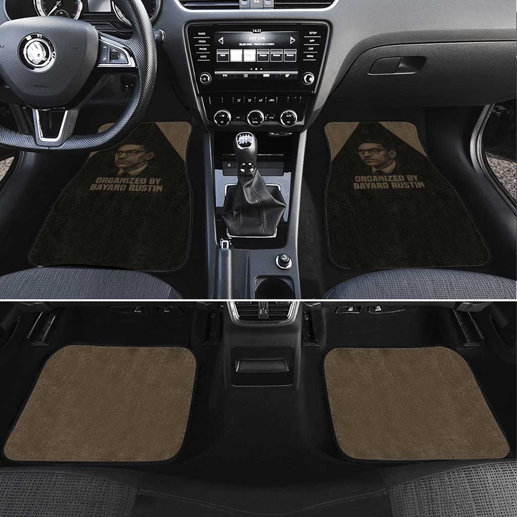 Bayard Rustin Car Mats with March on Washington Design Civil Rights Organizer Tribute - African Pride