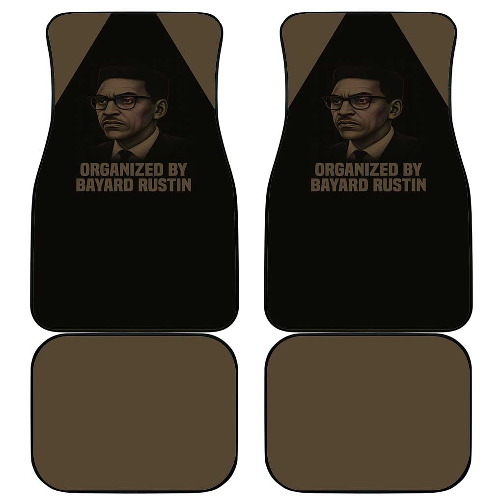 Bayard Rustin Car Mats with March on Washington Design Civil Rights Organizer Tribute - African Pride