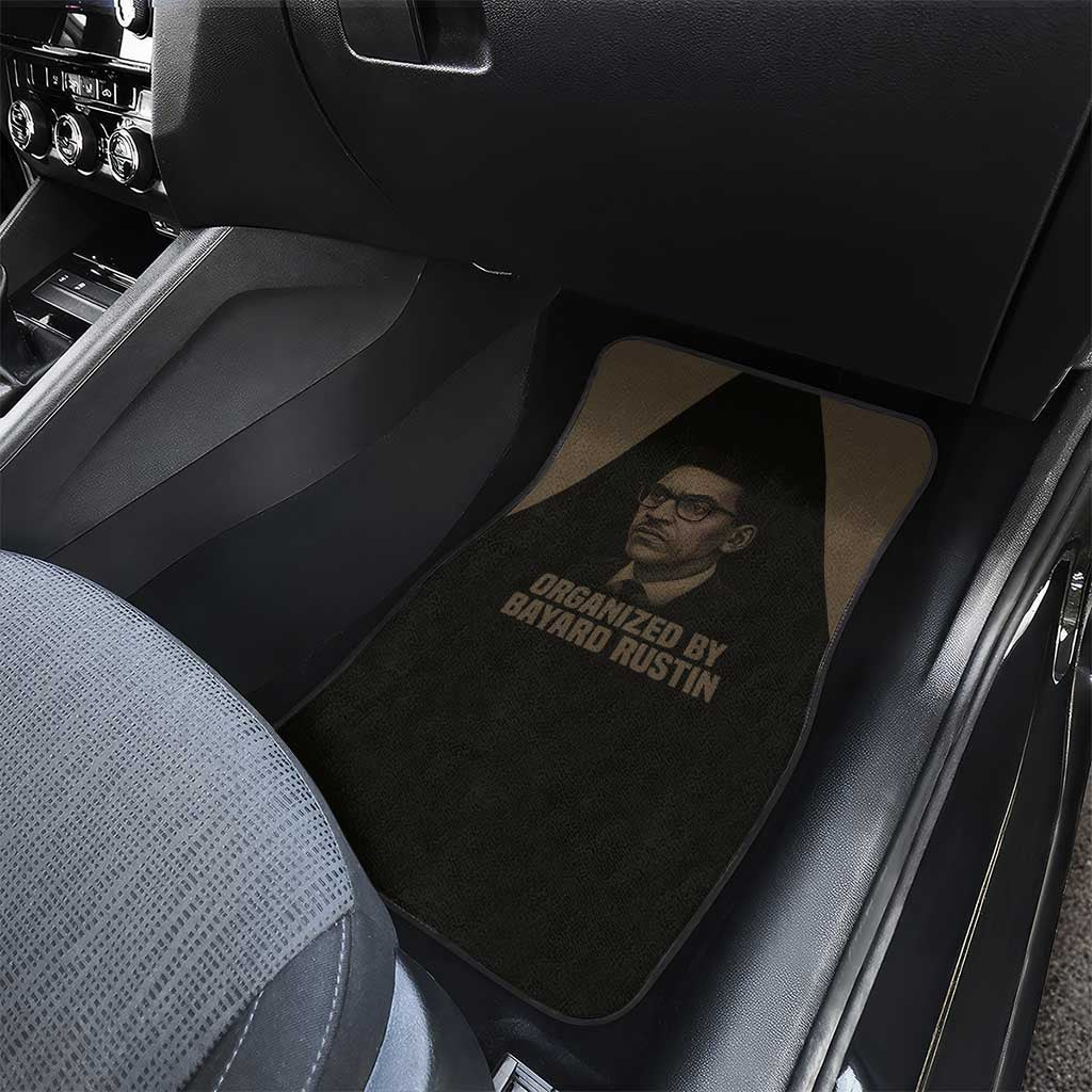 Bayard Rustin Car Mats with March on Washington Design Civil Rights Organizer Tribute - African Pride