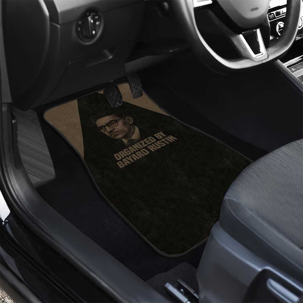 Bayard Rustin Car Mats with March on Washington Design Civil Rights Organizer Tribute - African Pride