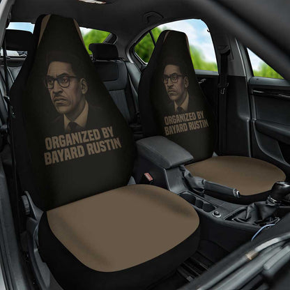 Bayard Rustin Car Seat Cover with March on Washington Design Civil Rights Organizer Tribute - African Pride