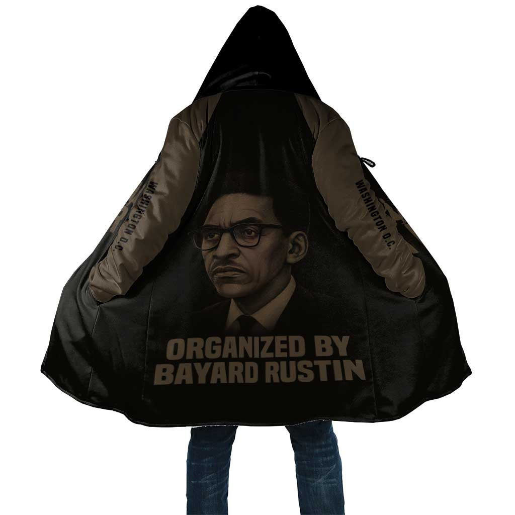 Bayard Rustin Cloak with March on Washington Design Civil Rights Organizer Tribute - African Pride