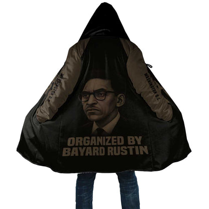Bayard Rustin Cloak with March on Washington Design Civil Rights Organizer Tribute - African Pride