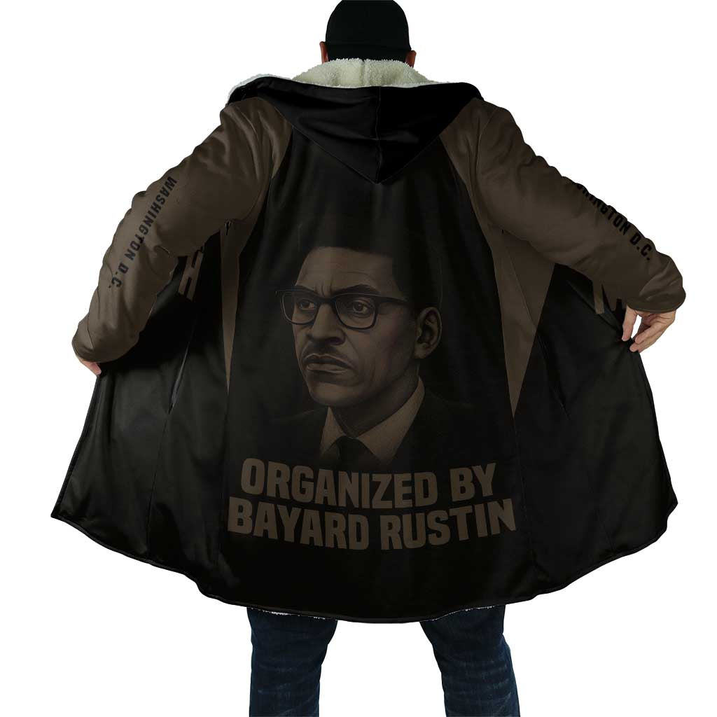 Bayard Rustin Cloak with March on Washington Design Civil Rights Organizer Tribute - African Pride