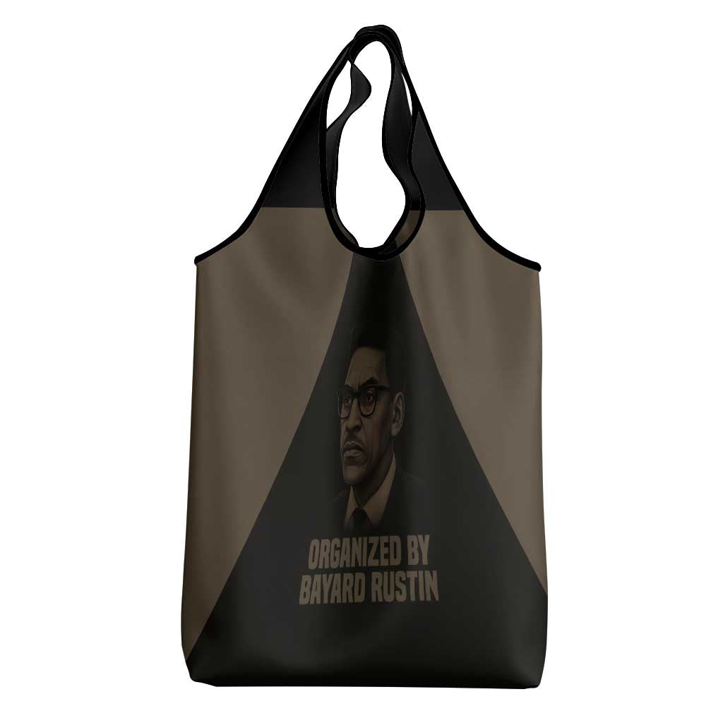 Bayard Rustin Grocery Bag with March on Washington Design Civil Rights Organizer Tribute - African Pride