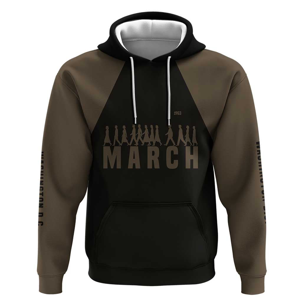 Bayard Rustin Hoodie with March on Washington Design Civil Rights Organizer Tribute - African Pride