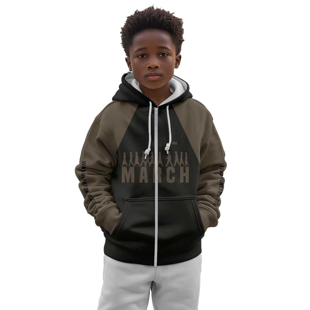 Bayard Rustin Kid Hoodie with March on Washington Design Civil Rights Organizer Tribute - African Pride