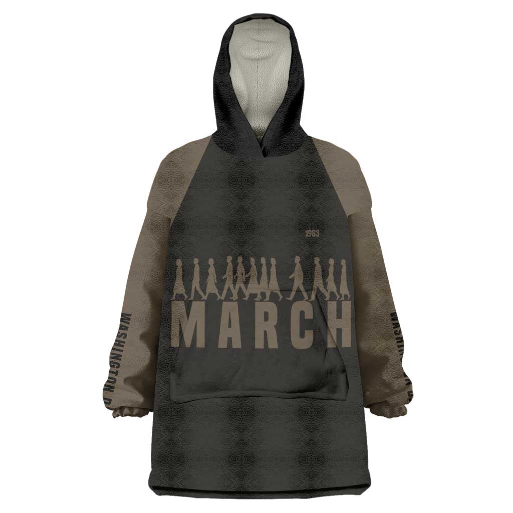 Bayard Rustin Kid Wearable Blanket Hoodie with March on Washington Design Civil Rights Organizer Tribute - African Pride