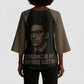 Bayard Rustin Kimono Sleeve Blouse with March on Washington Design Civil Rights Organizer Tribute - African Pride