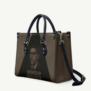 Bayard Rustin Leather Bag with March on Washington Design Civil Rights Organizer Tribute - African Pride