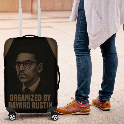 Bayard Rustin Luggage Cover with March on Washington Design Civil Rights Organizer Tribute - African Pride