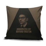 Bayard Rustin Pillow Cover with March on Washington Design Civil Rights Organizer Tribute - African Pride