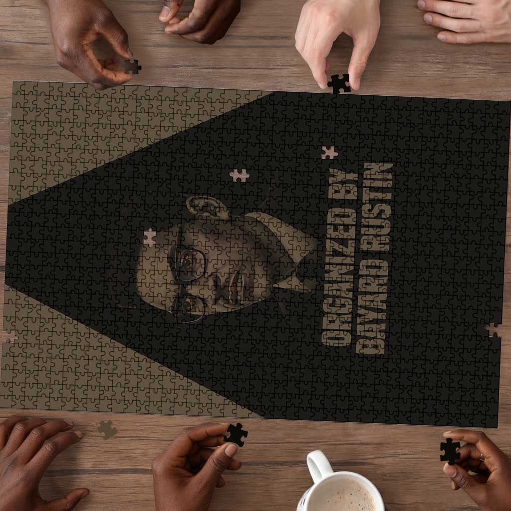 Bayard Rustin Puzzle with March on Washington Design Civil Rights Organizer Tribute - African Pride