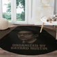 Bayard Rustin Round Carpet with March on Washington Design Civil Rights Organizer Tribute - African Pride