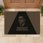 Bayard Rustin Rubber Doormat with March on Washington Design Civil Rights Organizer Tribute - African Pride