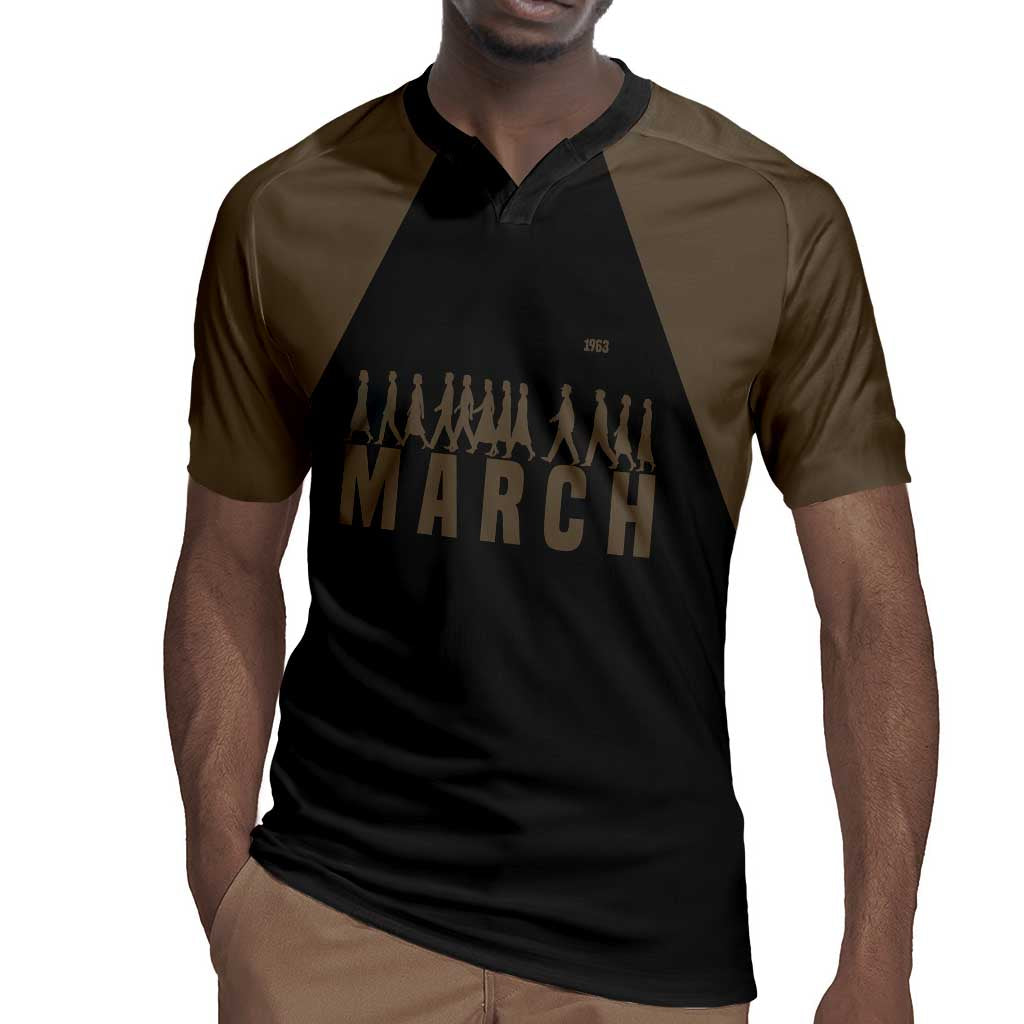 Bayard Rustin Rugby Jersey with March on Washington Design Civil Rights Organizer Tribute - African Pride