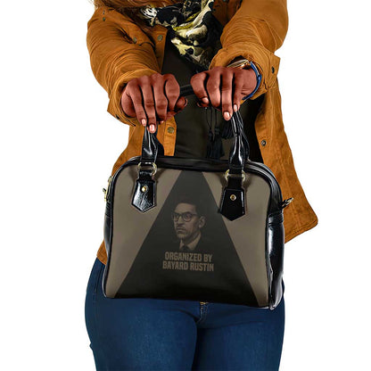 Bayard Rustin Shoulder Handbag with March on Washington Design Civil Rights Organizer Tribute - African Pride