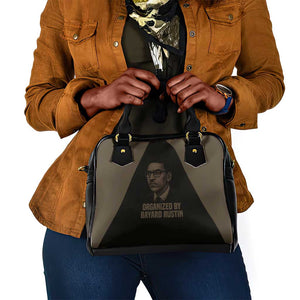 Bayard Rustin Shoulder Handbag with March on Washington Design Civil Rights Organizer Tribute - African Pride