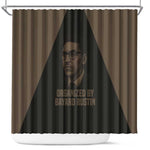 Bayard Rustin Shower Curtain with March on Washington Design Civil Rights Organizer Tribute - African Pride