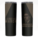 Bayard Rustin Skinny Tumbler with March on Washington Design Civil Rights Organizer Tribute - African Pride