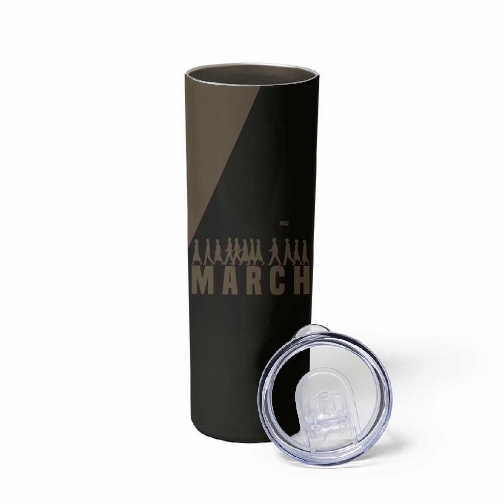Bayard Rustin Skinny Tumbler with March on Washington Design Civil Rights Organizer Tribute - African Pride
