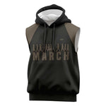 Bayard Rustin Sleeveless Hoodie with March on Washington Design Civil Rights Organizer Tribute - African Pride