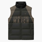 Bayard Rustin Sleeveless Puffer Jacket with March on Washington Design Civil Rights Organizer Tribute - African Pride