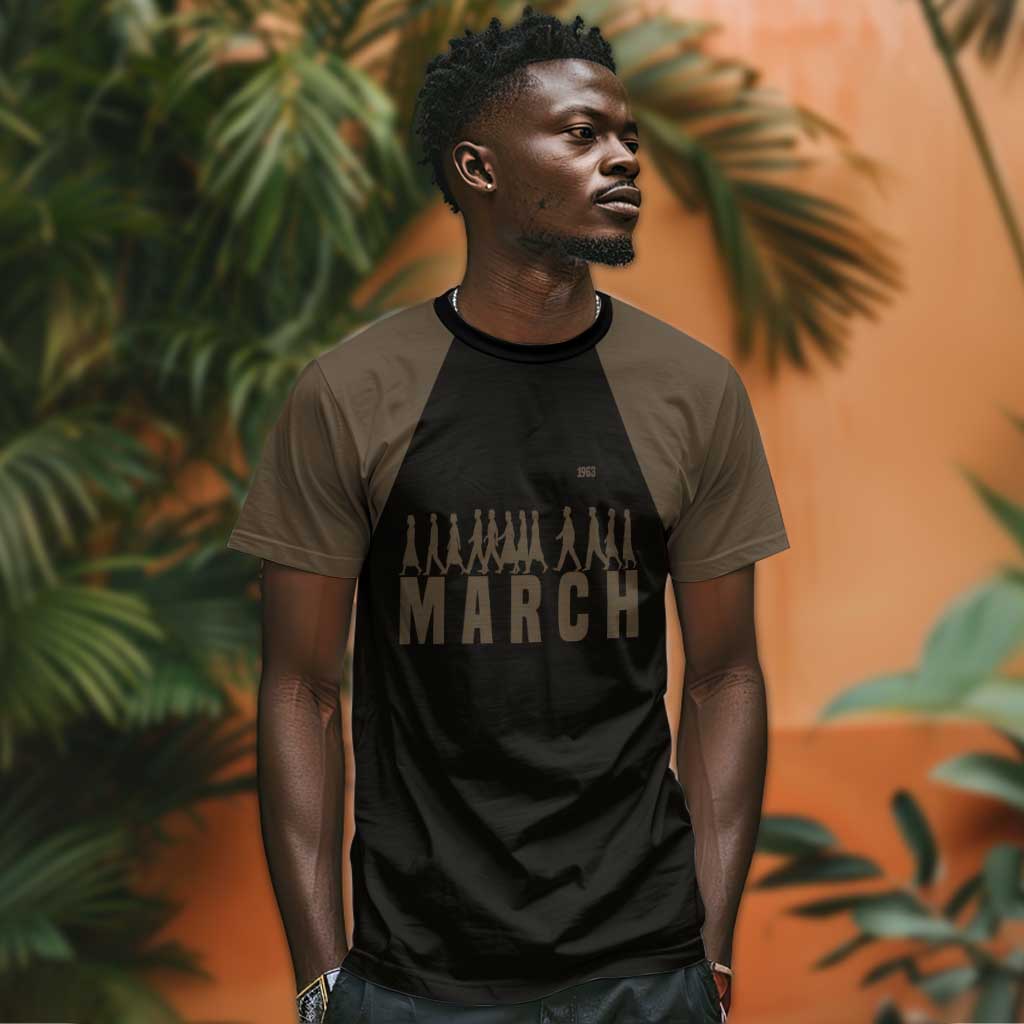 Bayard Rustin T shirt with March on Washington Design Civil Rights Organizer Tribute - African Pride