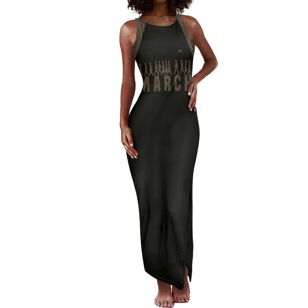 Bayard Rustin Tank Maxi Dress with March on Washington Design Civil Rights Organizer Tribute - African Pride
