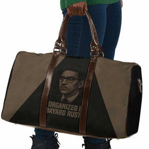 Bayard Rustin Travel Bag with March on Washington Design Civil Rights Organizer Tribute - African Pride
