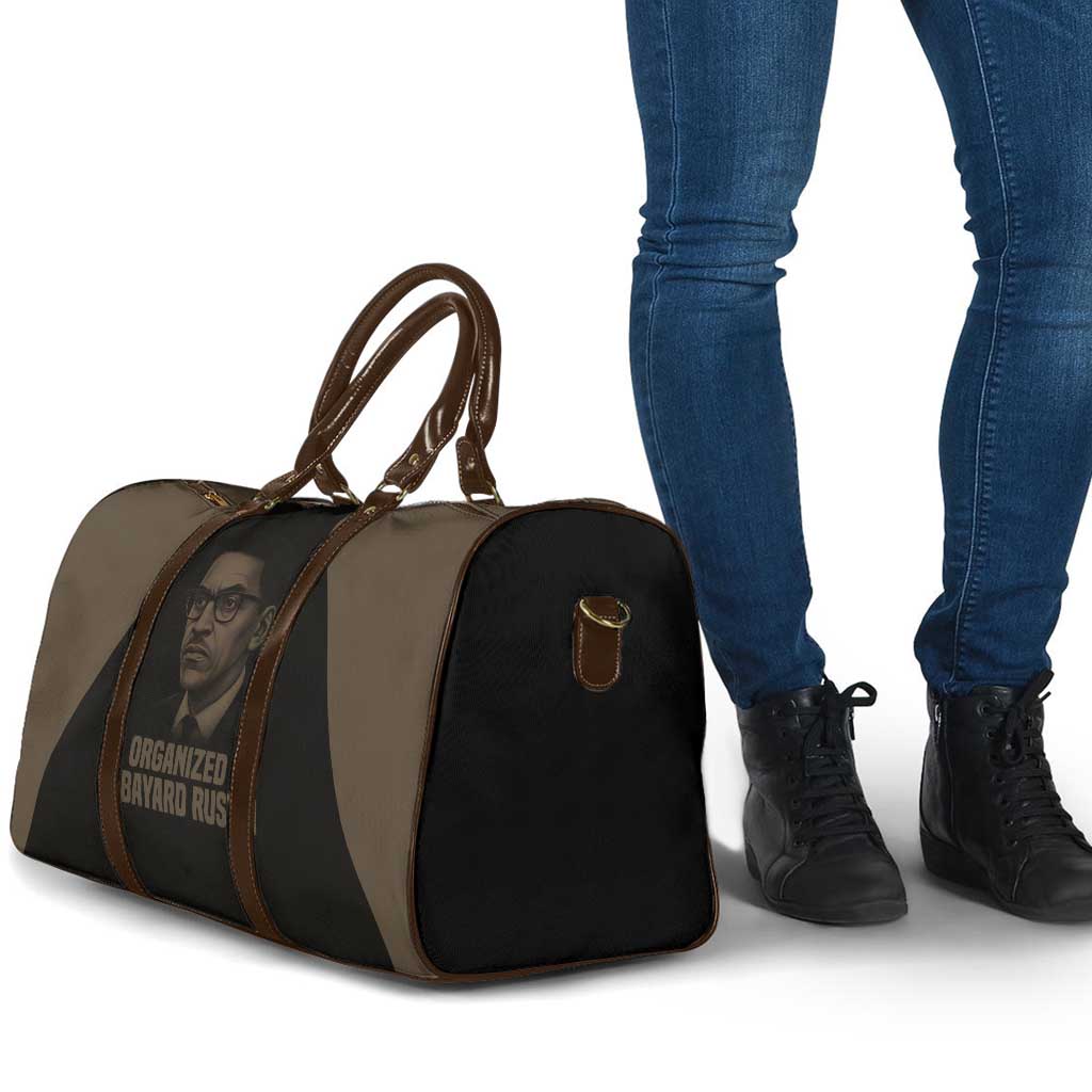 Bayard Rustin Travel Bag with March on Washington Design Civil Rights Organizer Tribute - African Pride