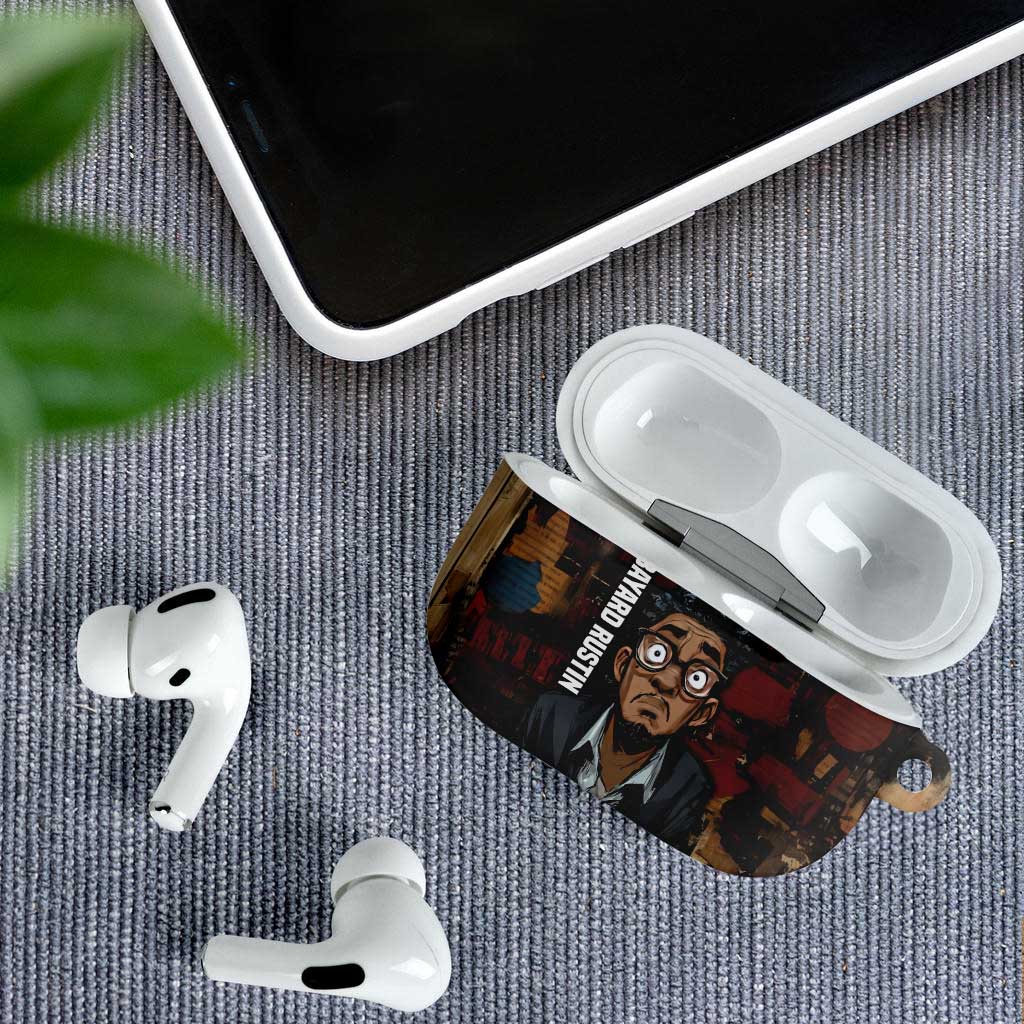 Bayard Rustin AirPods Case with Quiet Architect Design Strategy and Courage Civil Rights Tribute - African Pride