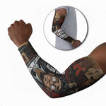 Bayard Rustin Arm Sleeves with Quiet Architect Design Strategy and Courage Civil Rights Tribute - African Pride